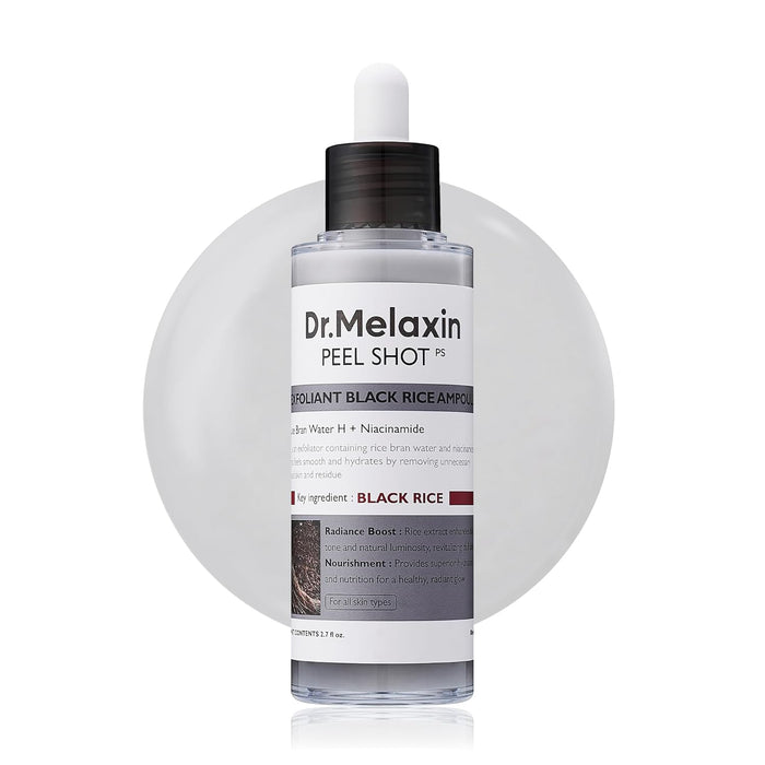 [DR.MELAXIN] Peel Shot Glow Black Rice Peeling Ampoule