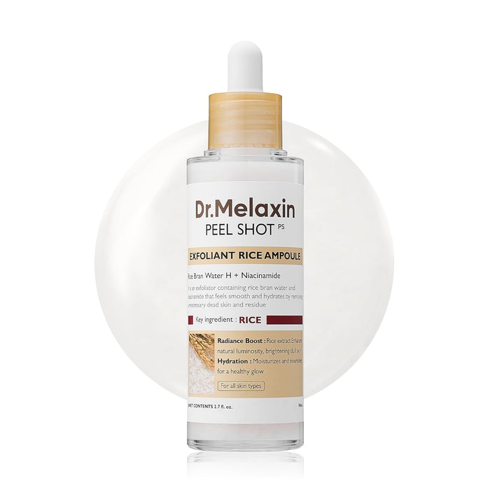 [DR.MELAXIN] Peel Shot Glow White Rice Peeling Ampoule