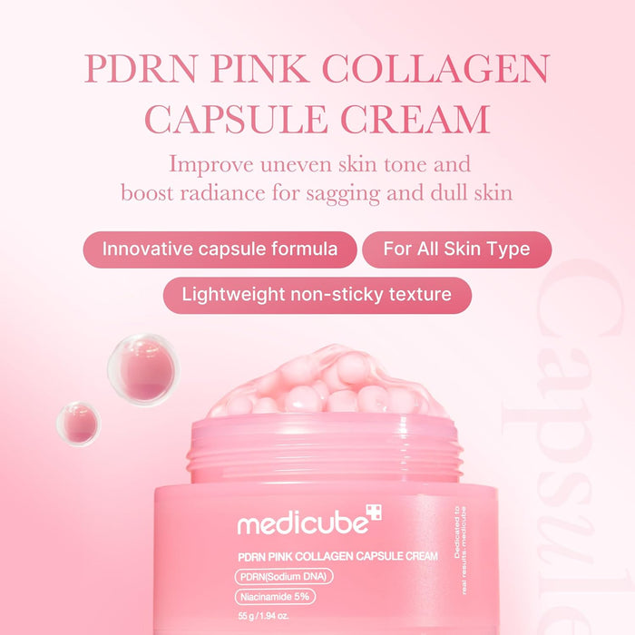 [MEDICUBE] PDRN Pink Collagen Capsule Cream
