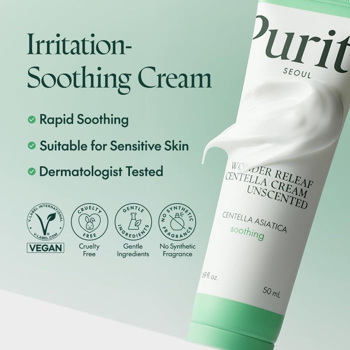[PURITO] Wonder Releaf Centella Cream Unscented
