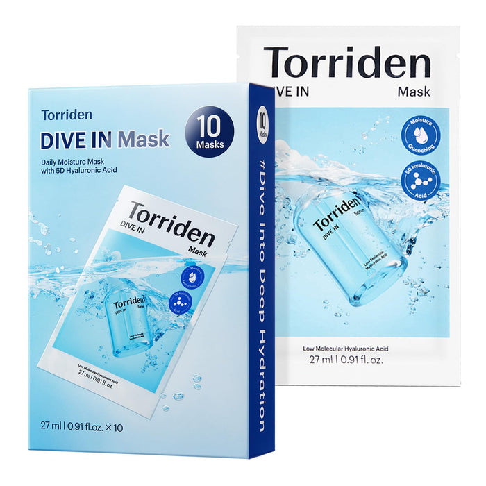 [TORRIDEN] DIVE IN Low Molecular Hyaluronic Acid Mask Pack (10 sheets)