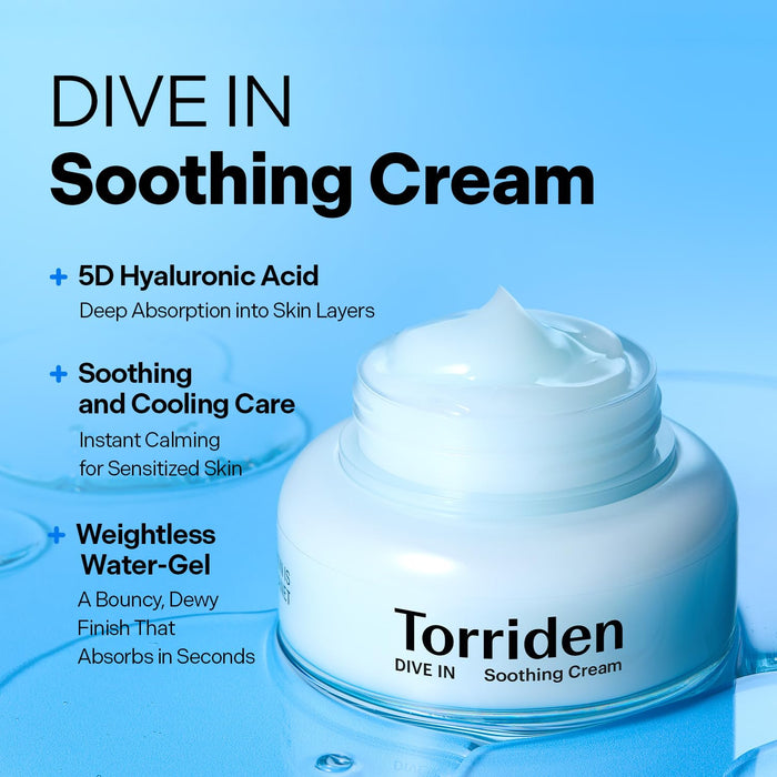 [TORRIDEN] DIVE IN Low Molecular Hyaluronic Acid Soothing Cream 100ml