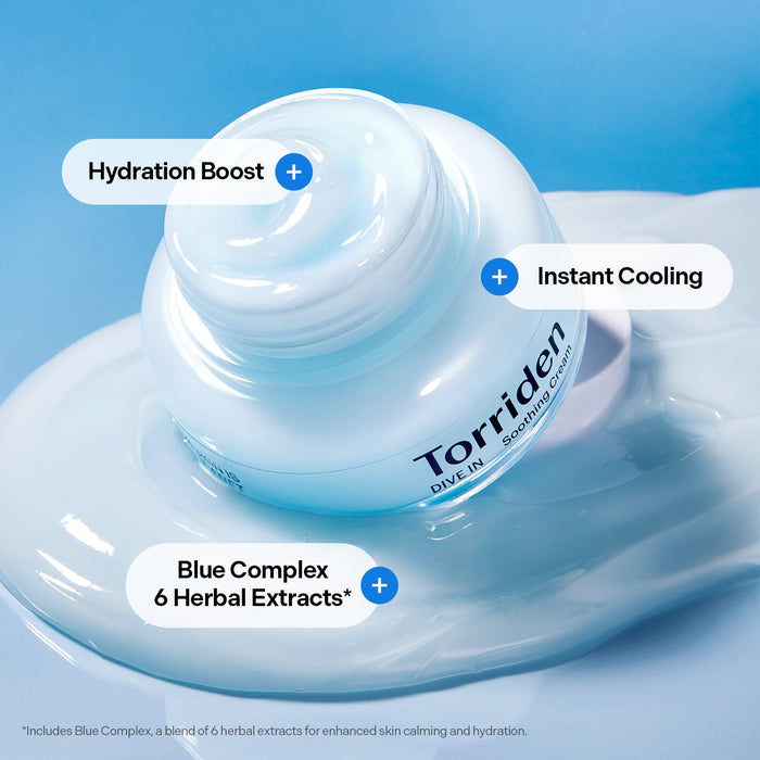 [TORRIDEN] DIVE IN Low Molecular Hyaluronic Acid Soothing Cream 100ml