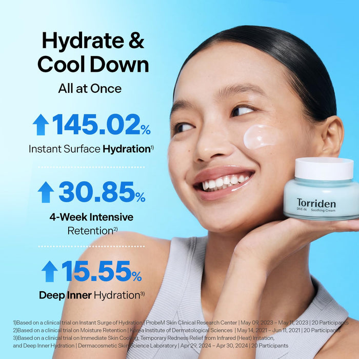 [TORRIDEN] DIVE IN Low Molecular Hyaluronic Acid Soothing Cream 100ml
